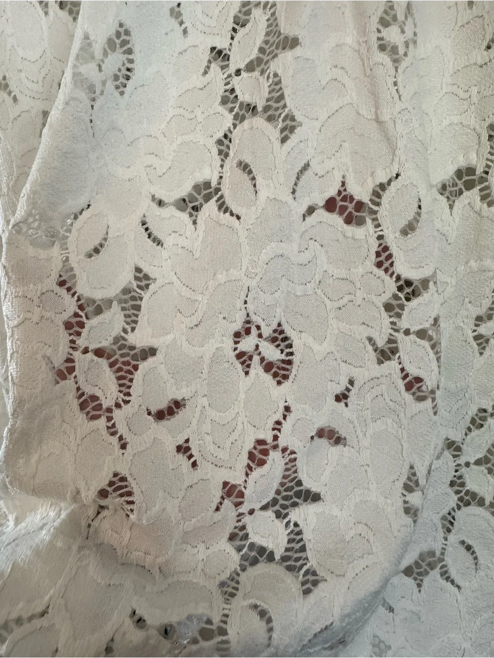 Free People ivory Floral Lace top…NWT!